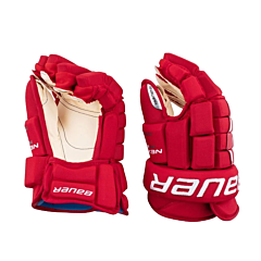 Ice Hockey Gloves Bauer Nexus S18 N2900 Junior RED10