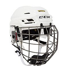 Hockeyhjelm Combo CCM TACKS 310 Senior WhiteS