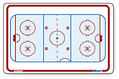 Berio De Poche Hockey 10x15 Tactics Board