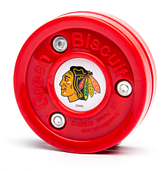 Шайба Green Biscuit NHL Chicago Black Hawks Red
