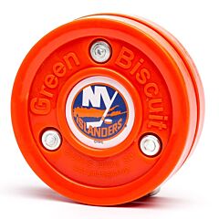 Green Biscuit NHL New York Islanders Puck