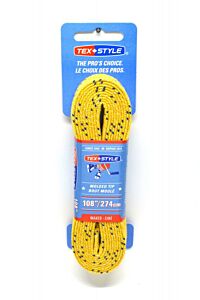 Skate Laces Tex Style Waxe Molded 1510MT YELLOW 84