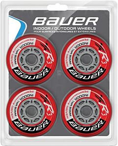 Bauer XR3 INDOOR 4-PACK Inline Skate Wheels