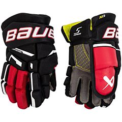 Ice Hockey Gloves Bauer Supreme S23 M3 Junior BLACK/RED10