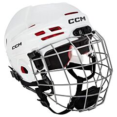 Hockey Helmet Combo CCM Tacks 70 COMBO Junior White